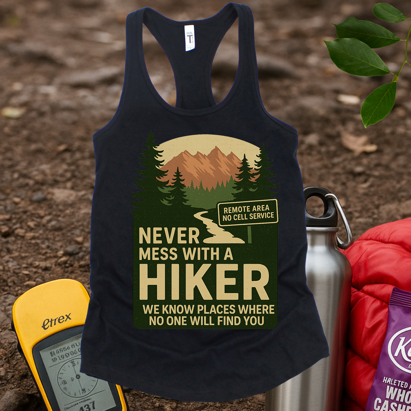 No One Will Find You Women's Racerback Tank Top