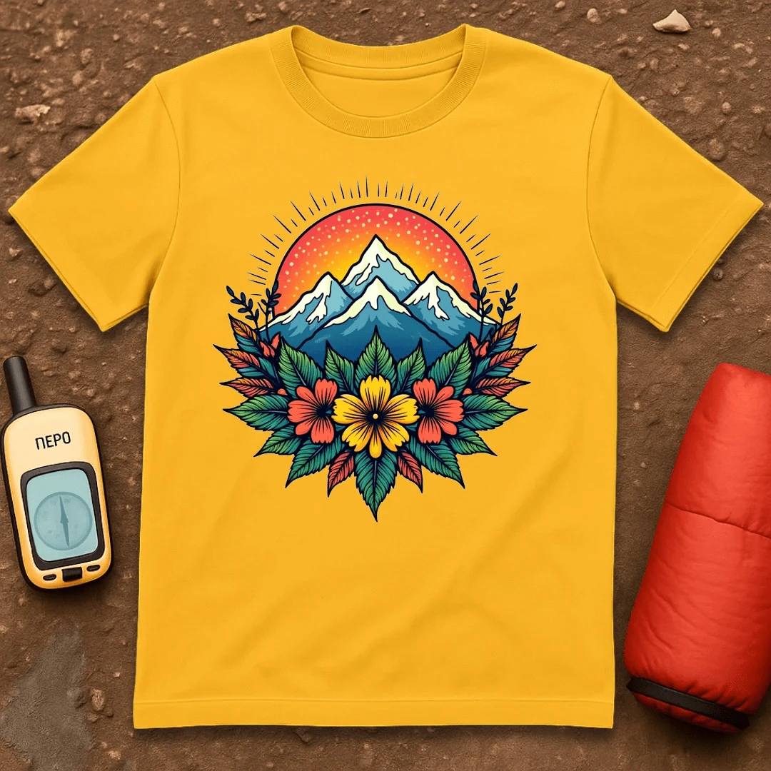 Bright Flower Mtn T-Shirt