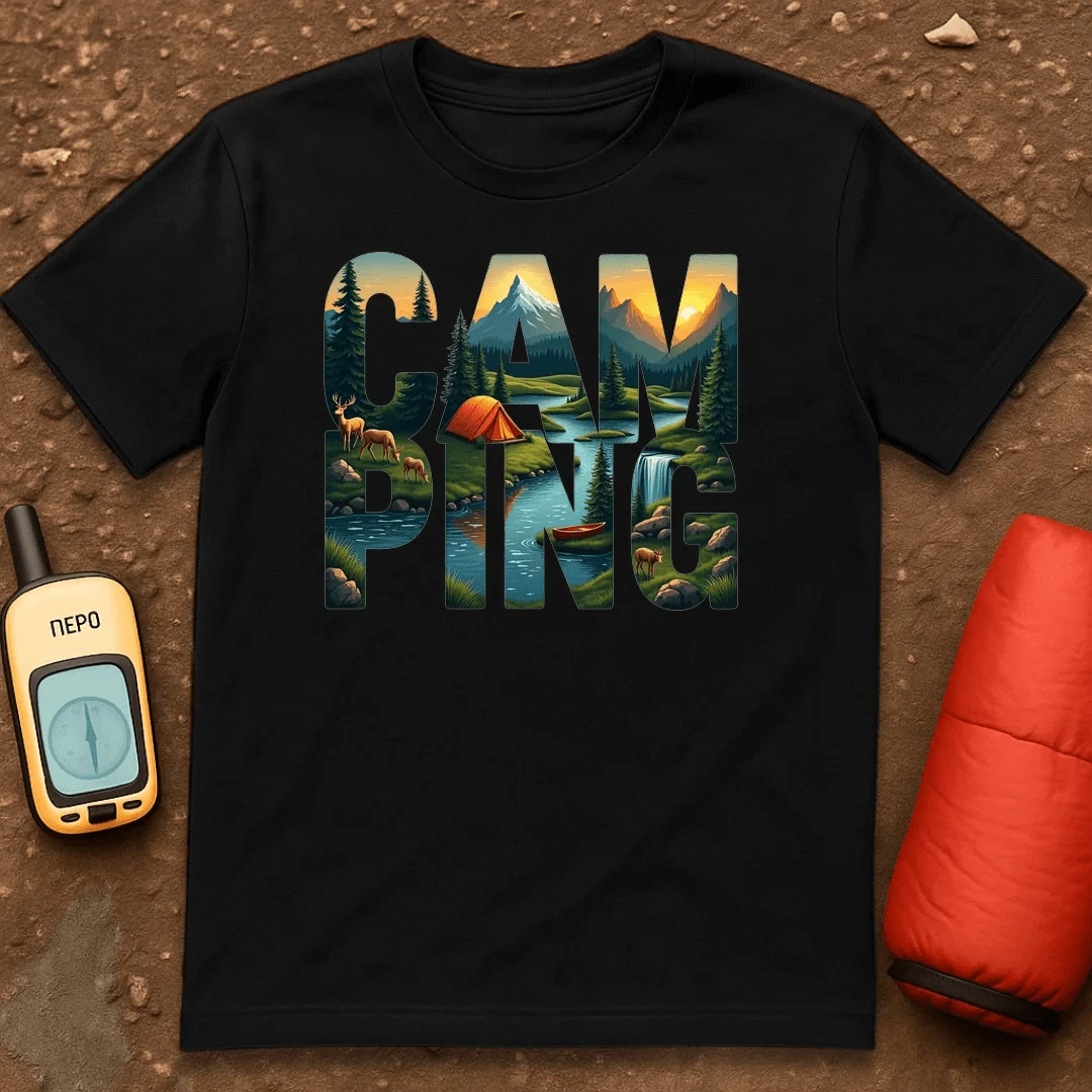 Camping Letter 1 T-Shirt