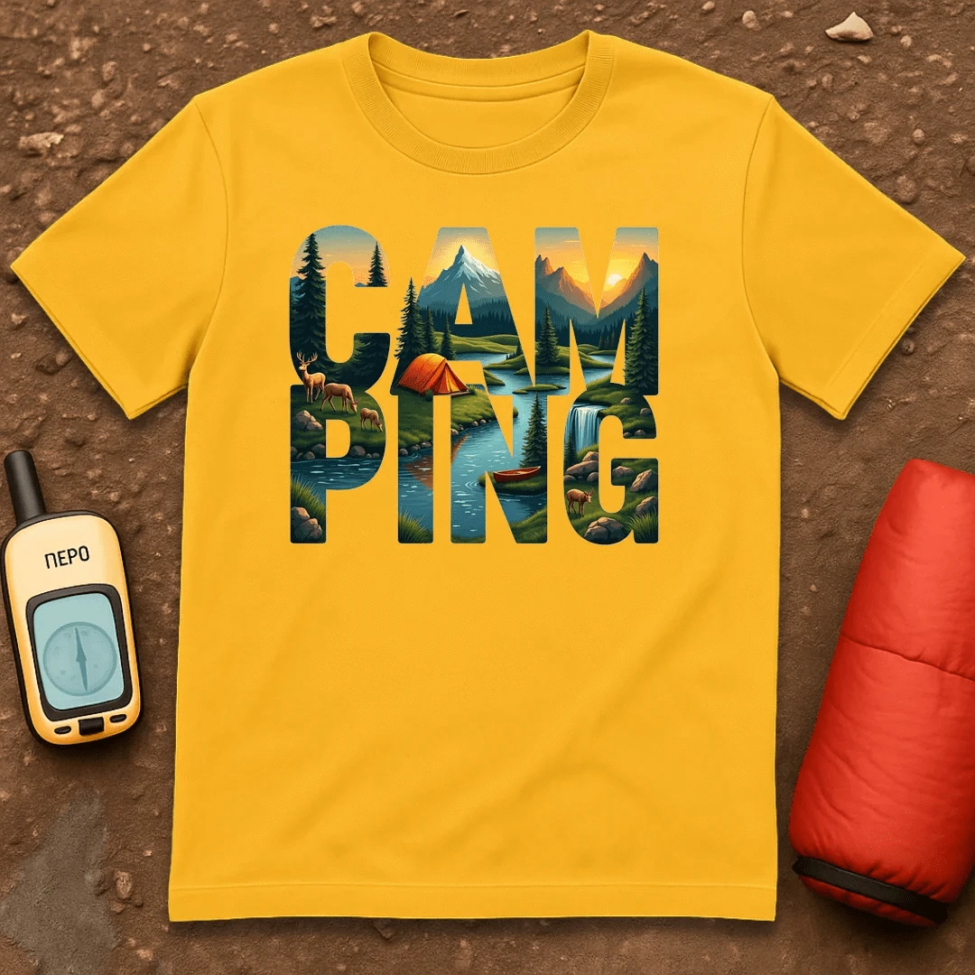 Camping Letter 1 T-Shirt