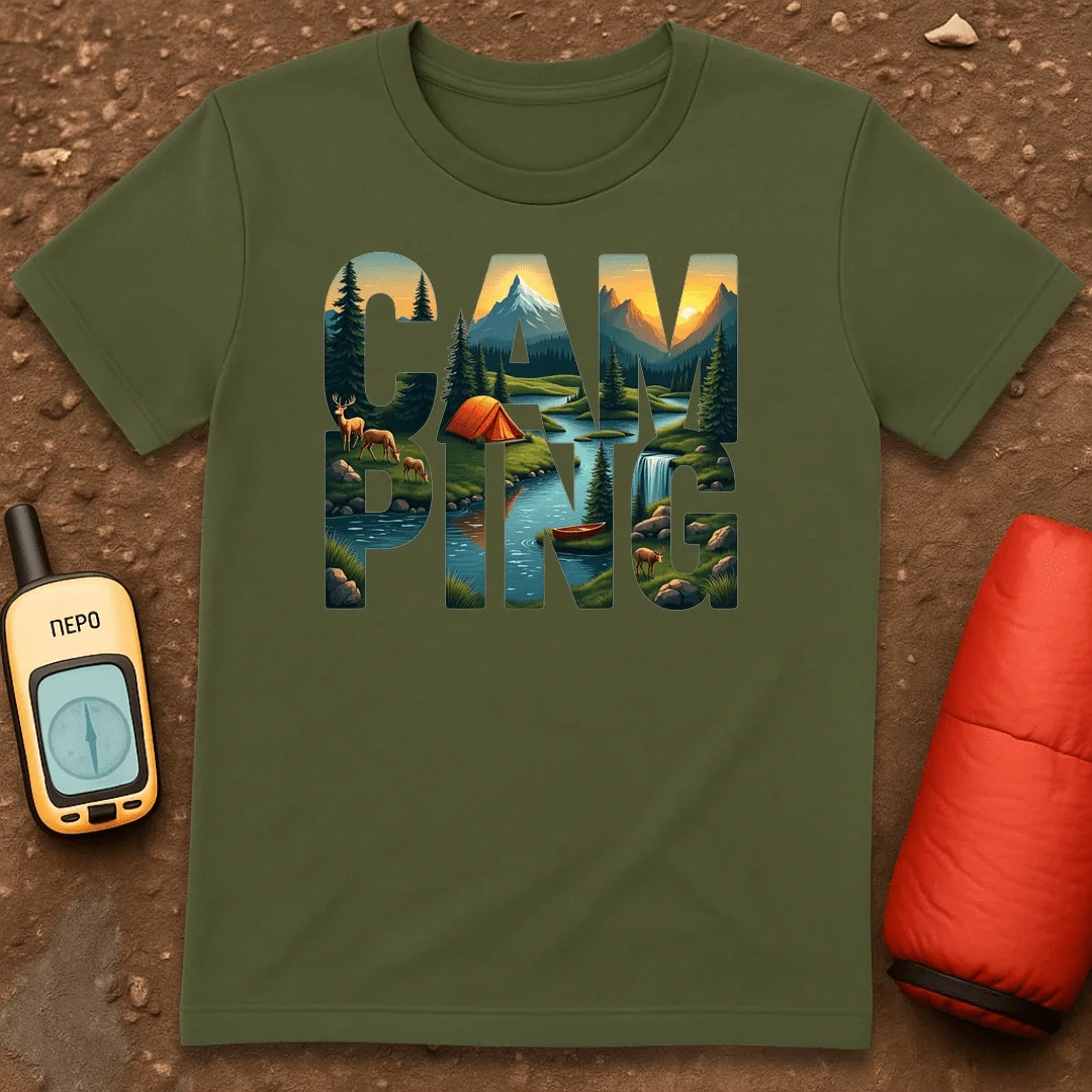 Camping Letter 1 T-Shirt