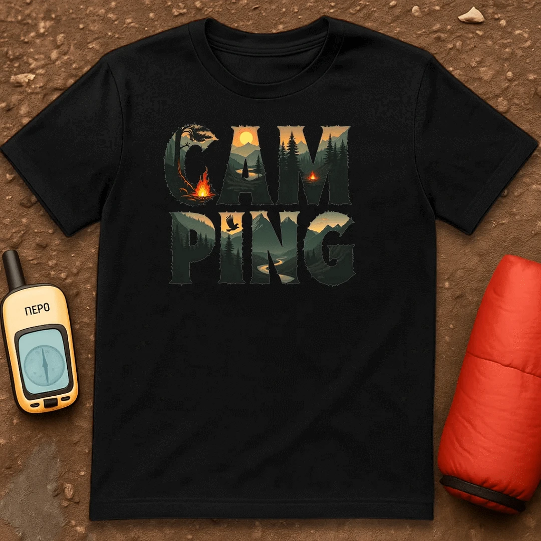 Camping Letter 2 T-Shirt