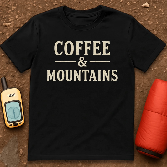 Coffee And Mountains T-Shirt