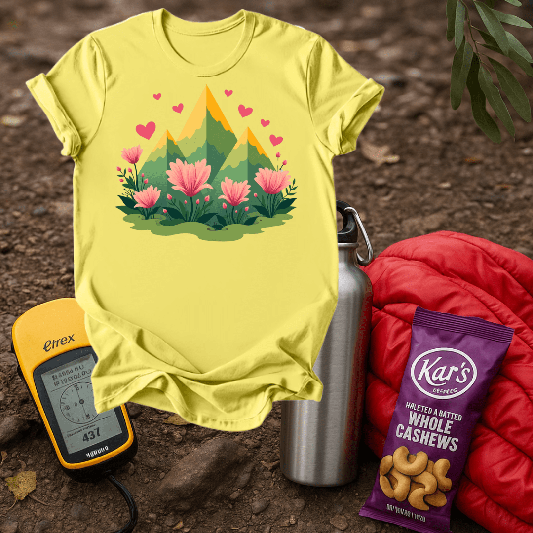 Color Mtn Hearts T shirt