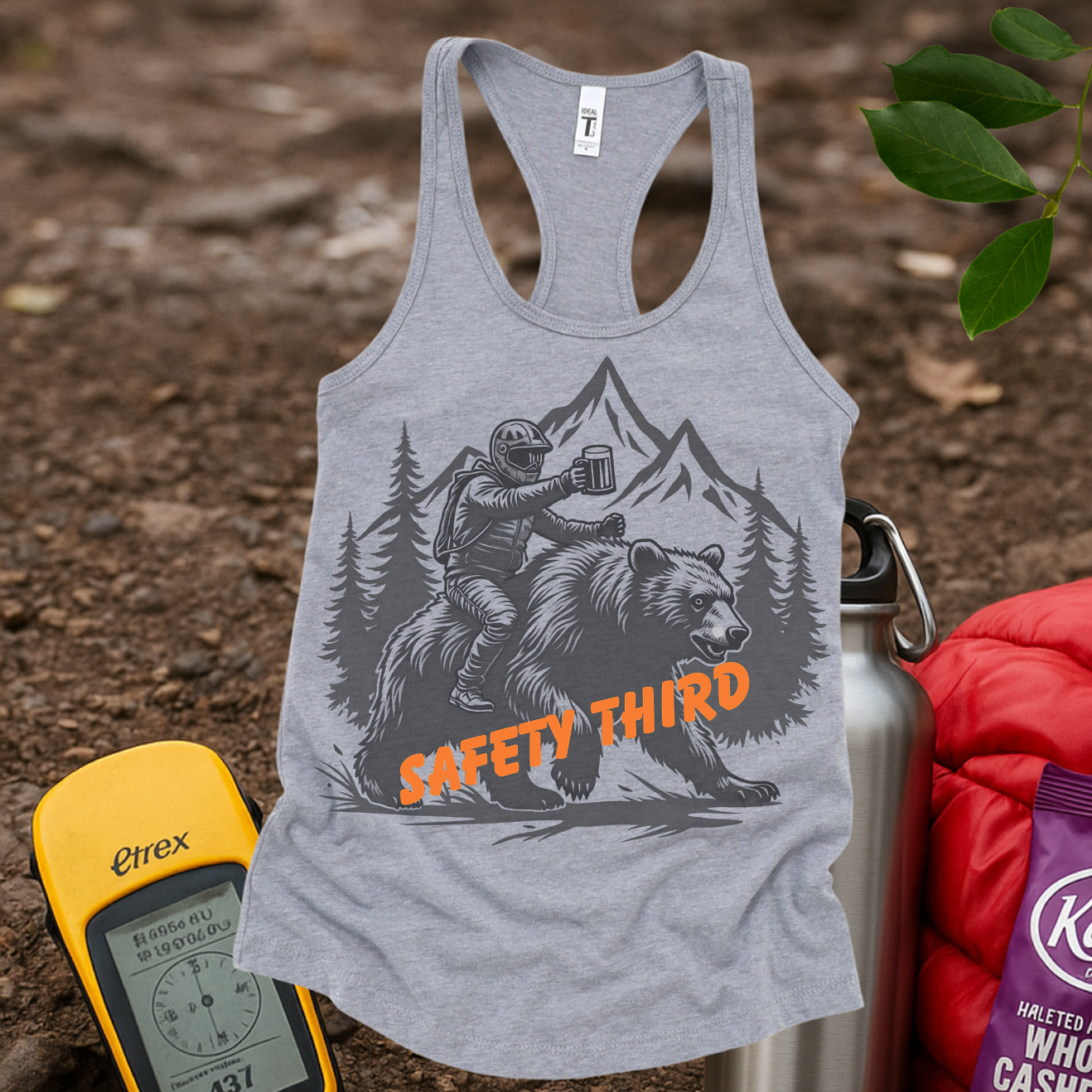 Safety 3rd Women's Racerback Tank Top
