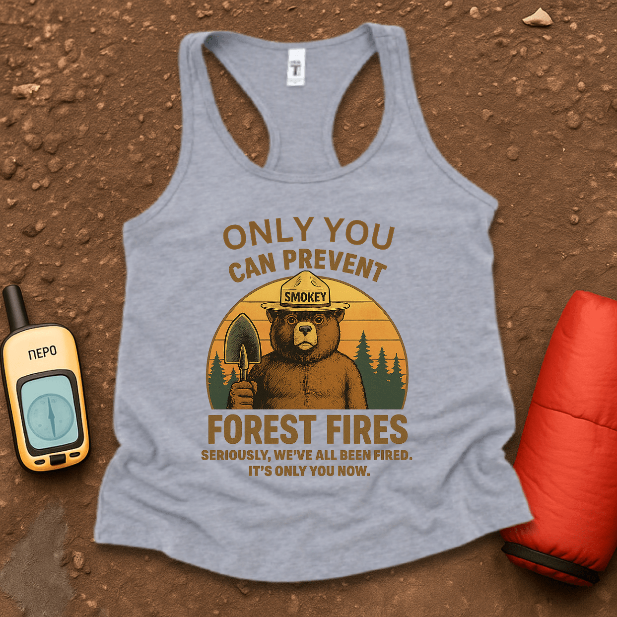 Fired Women's Racerback Tank Top