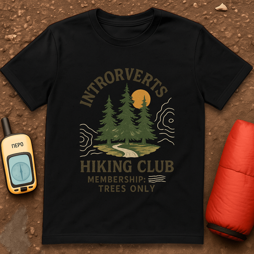 Introverts Hiking Club T-Shirt