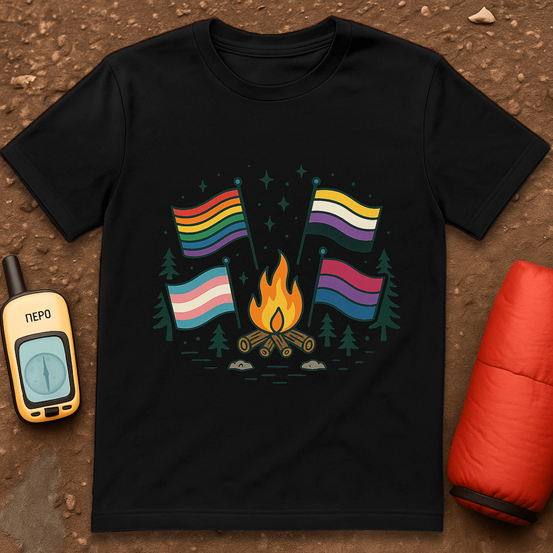 Campfire LBGTQ+ T-Shirt