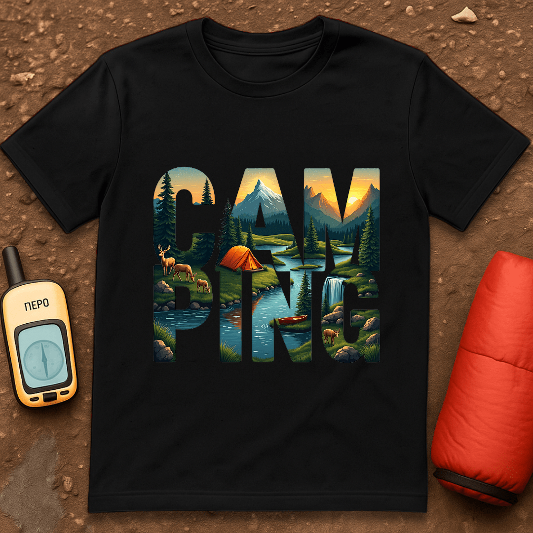 Camping Letter 2 T-Shirt