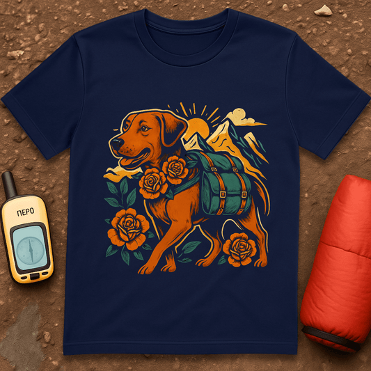 Dog and Roses T-Shirt