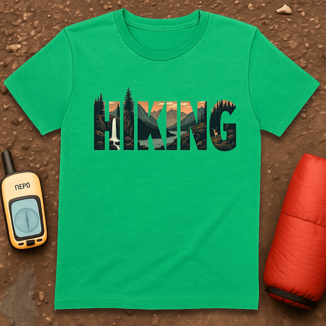 Hiking Typography 2 T-Shirt