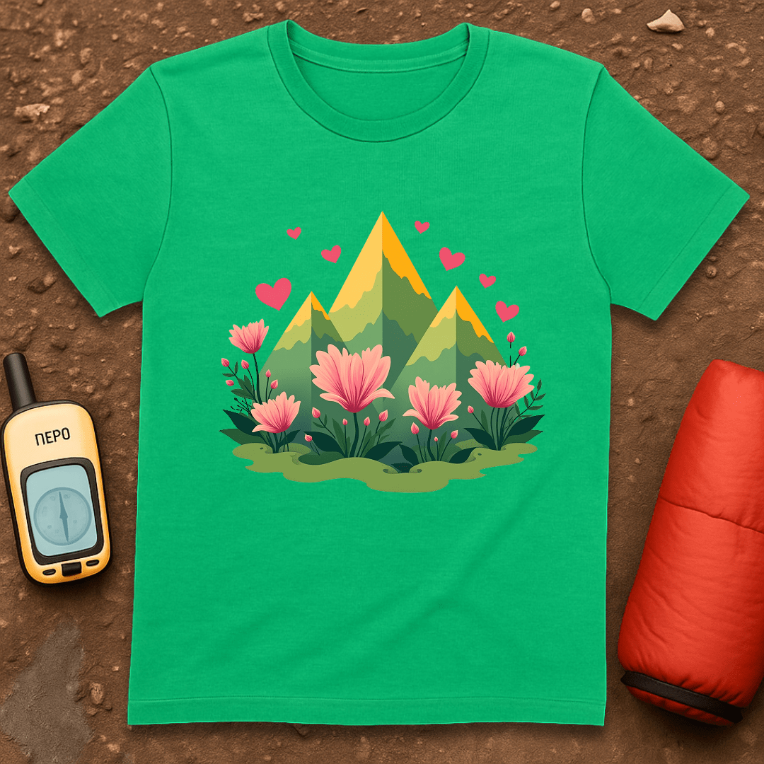 Color Mtn Hearts T-Shirt