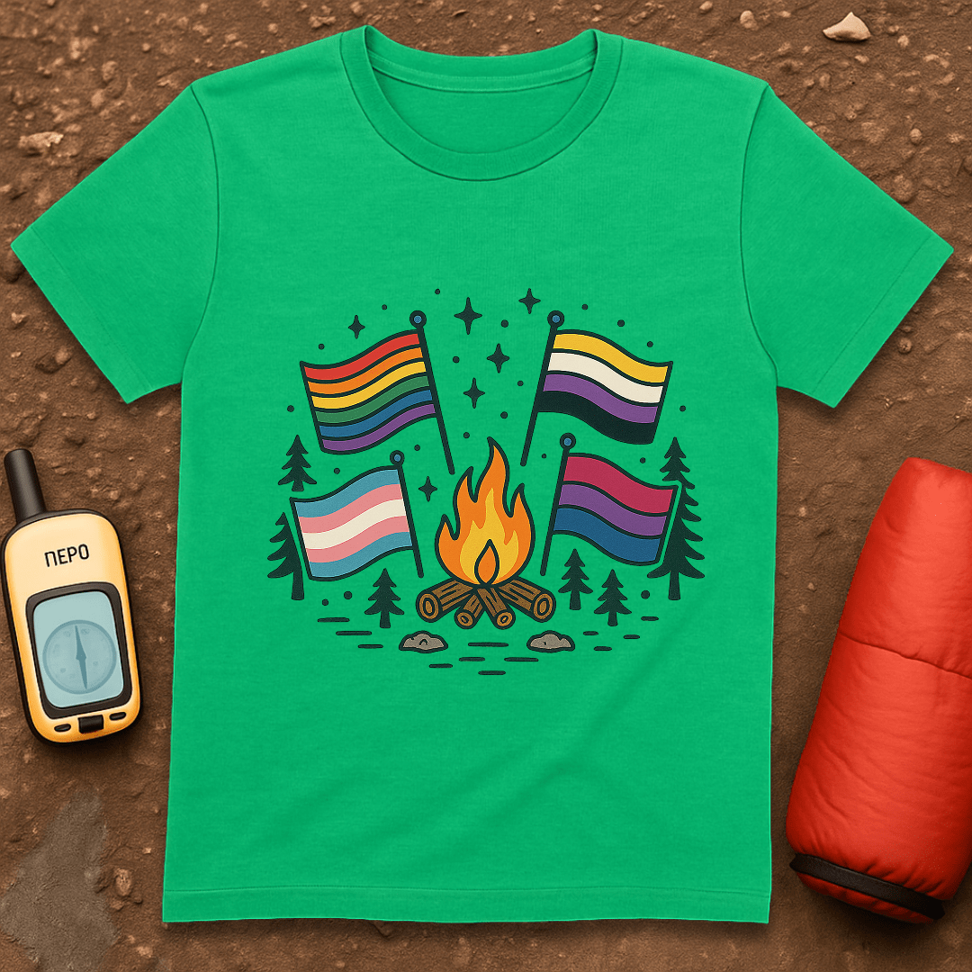 Campfire LBGTQ+ T-Shirt