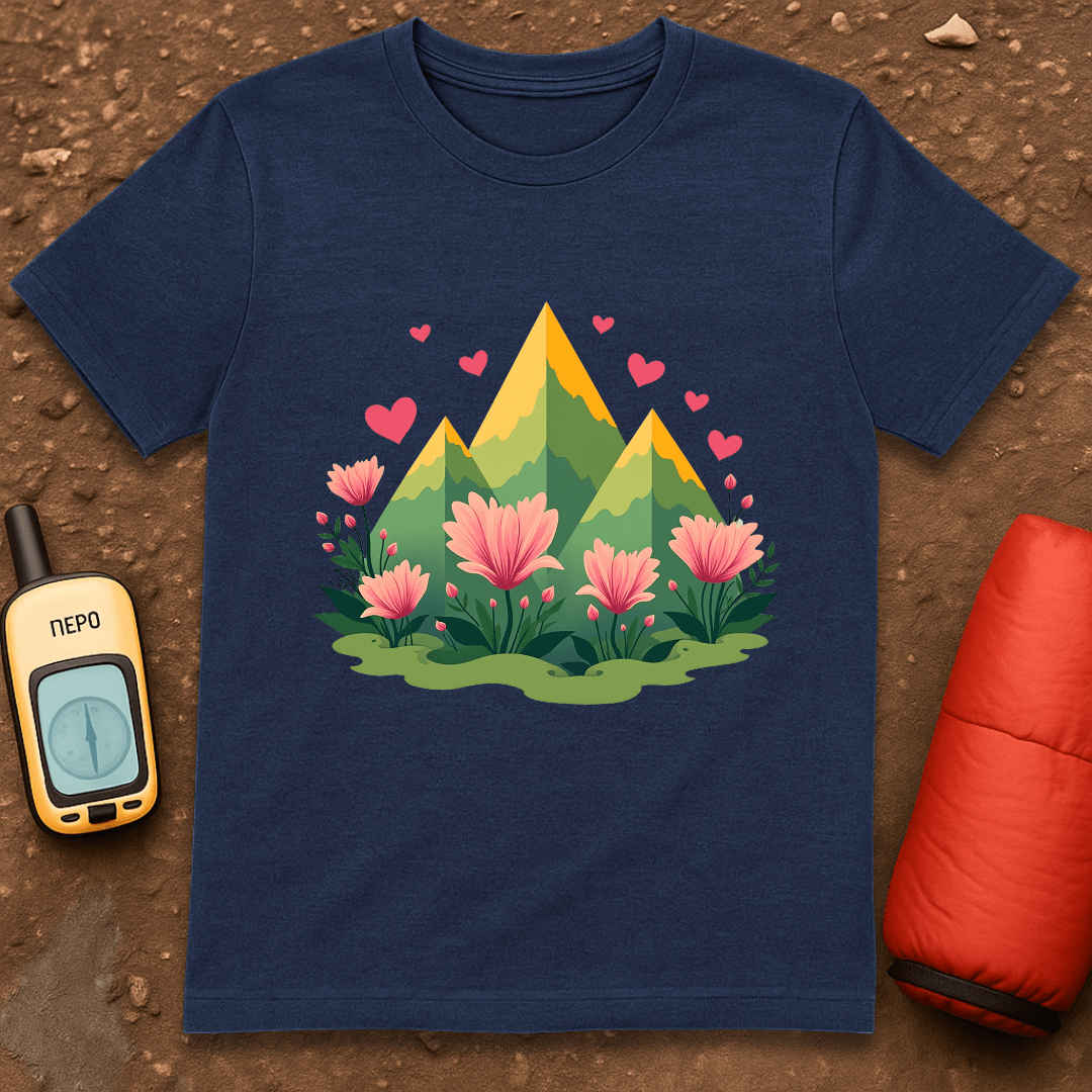Color Mtn Hearts T-Shirt