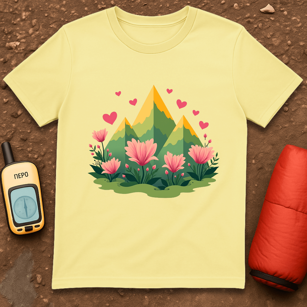 Color Mtn Hearts T-Shirt