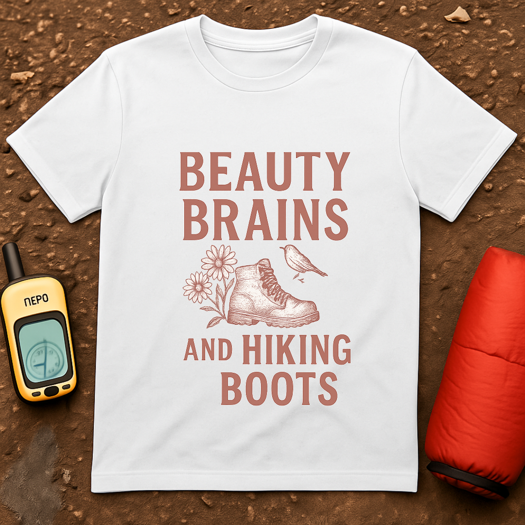 Beauty Brains and Boots T-Shirt