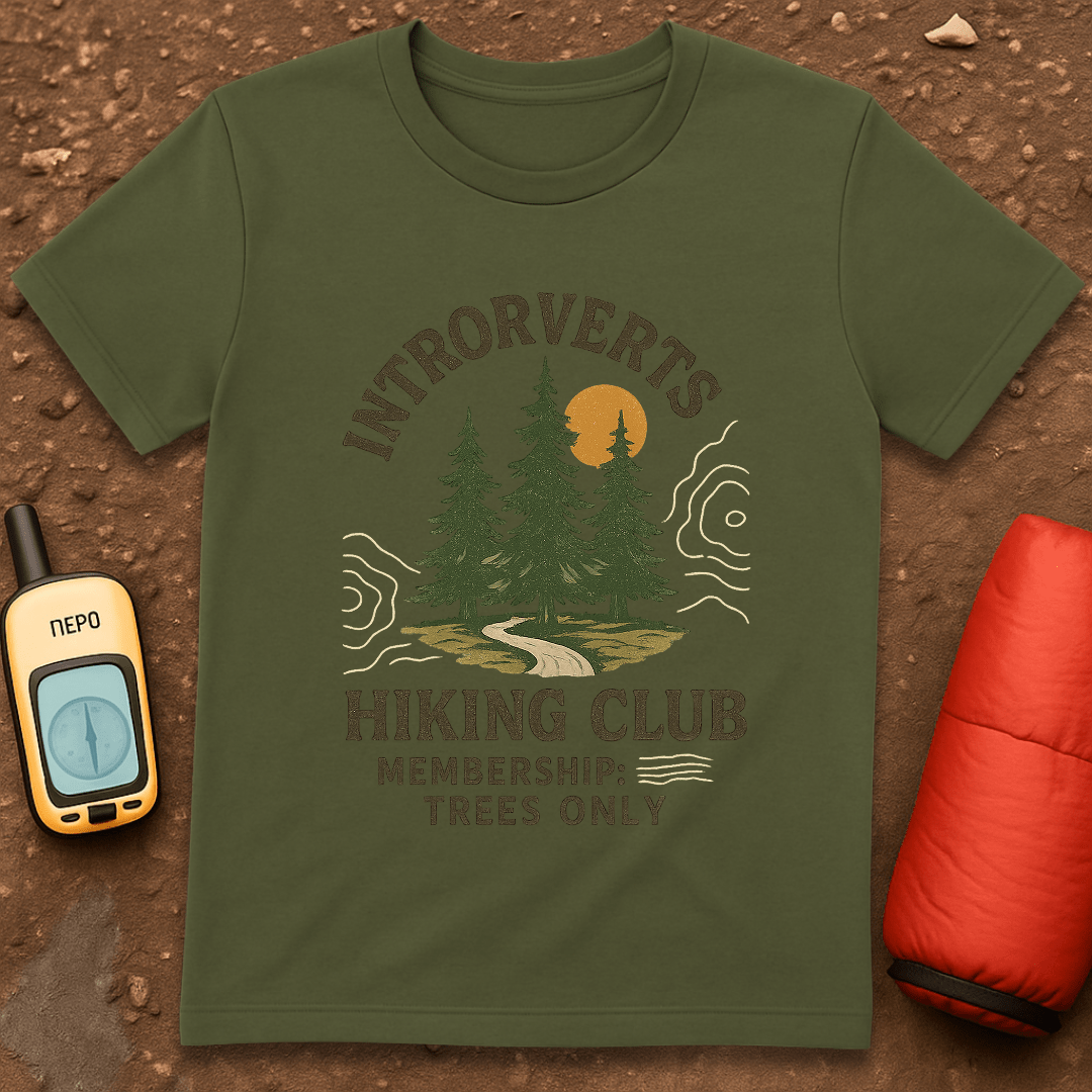Introverts Hiking Club T-Shirt