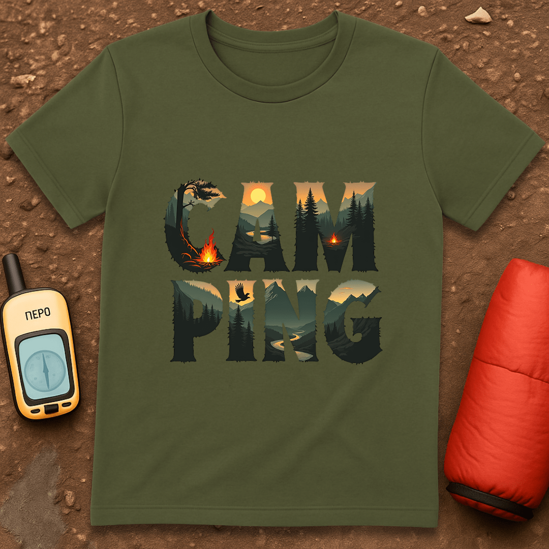 Camping Letter 1 T-Shirt