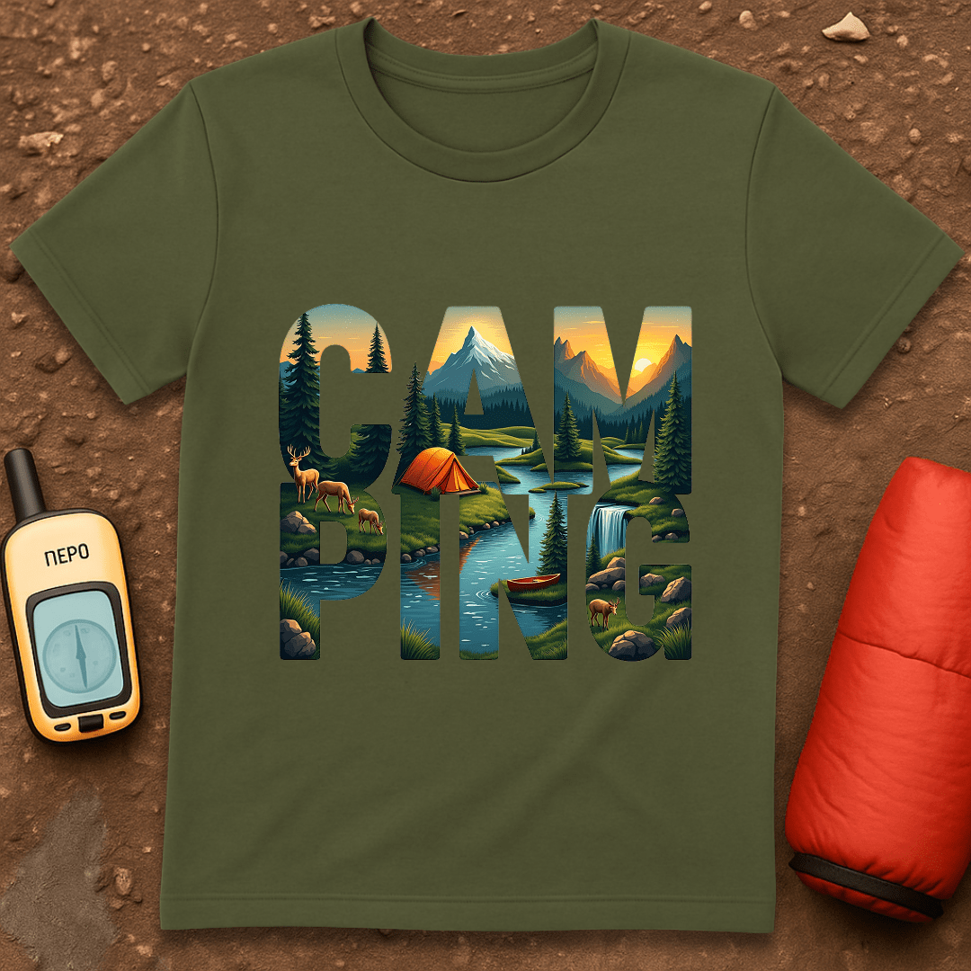 Camping Letter 2 T-Shirt