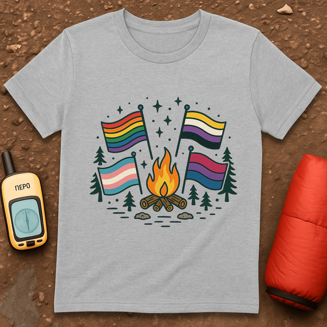 Campfire LBGTQ+ T-Shirt
