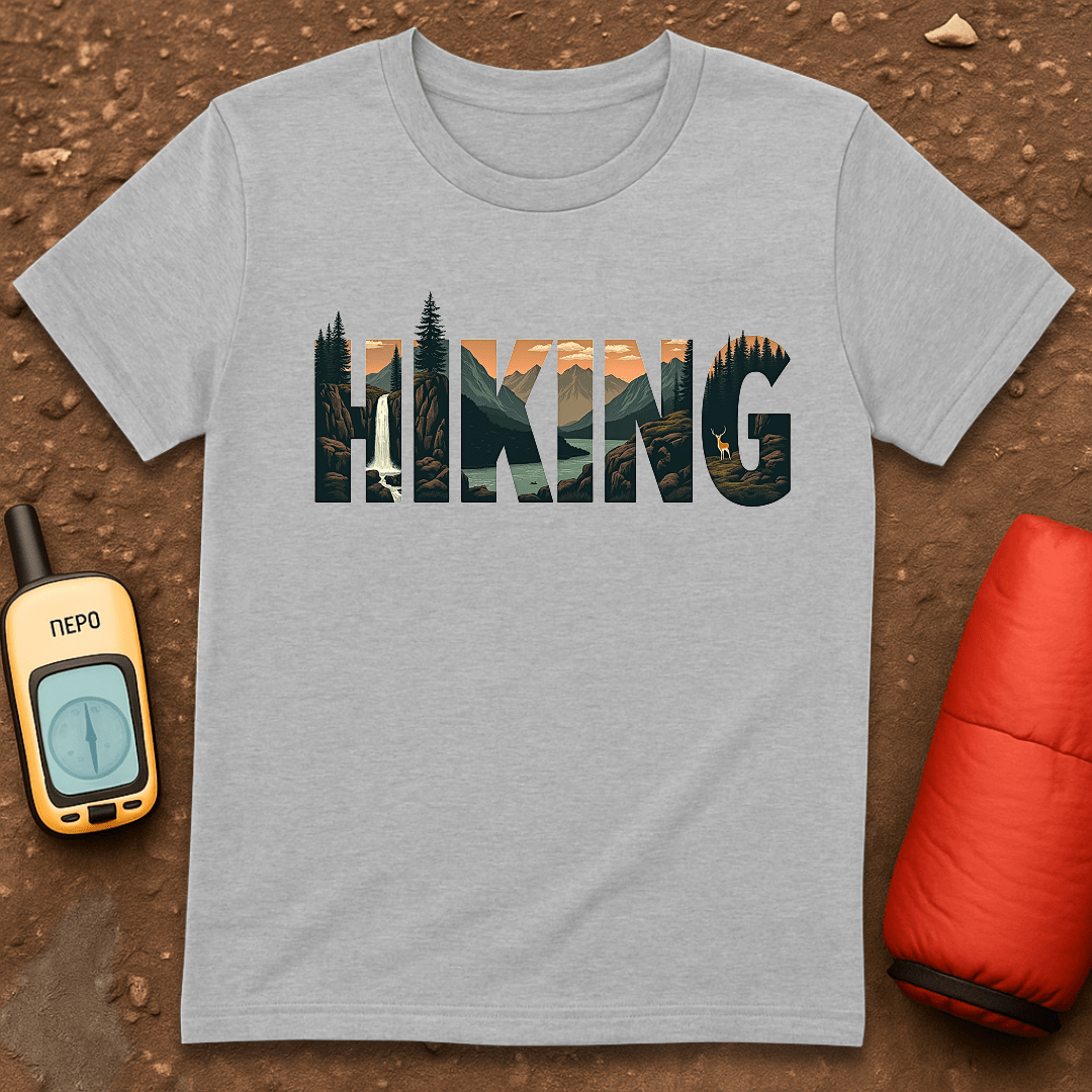Hiking Typography 2 T-Shirt
