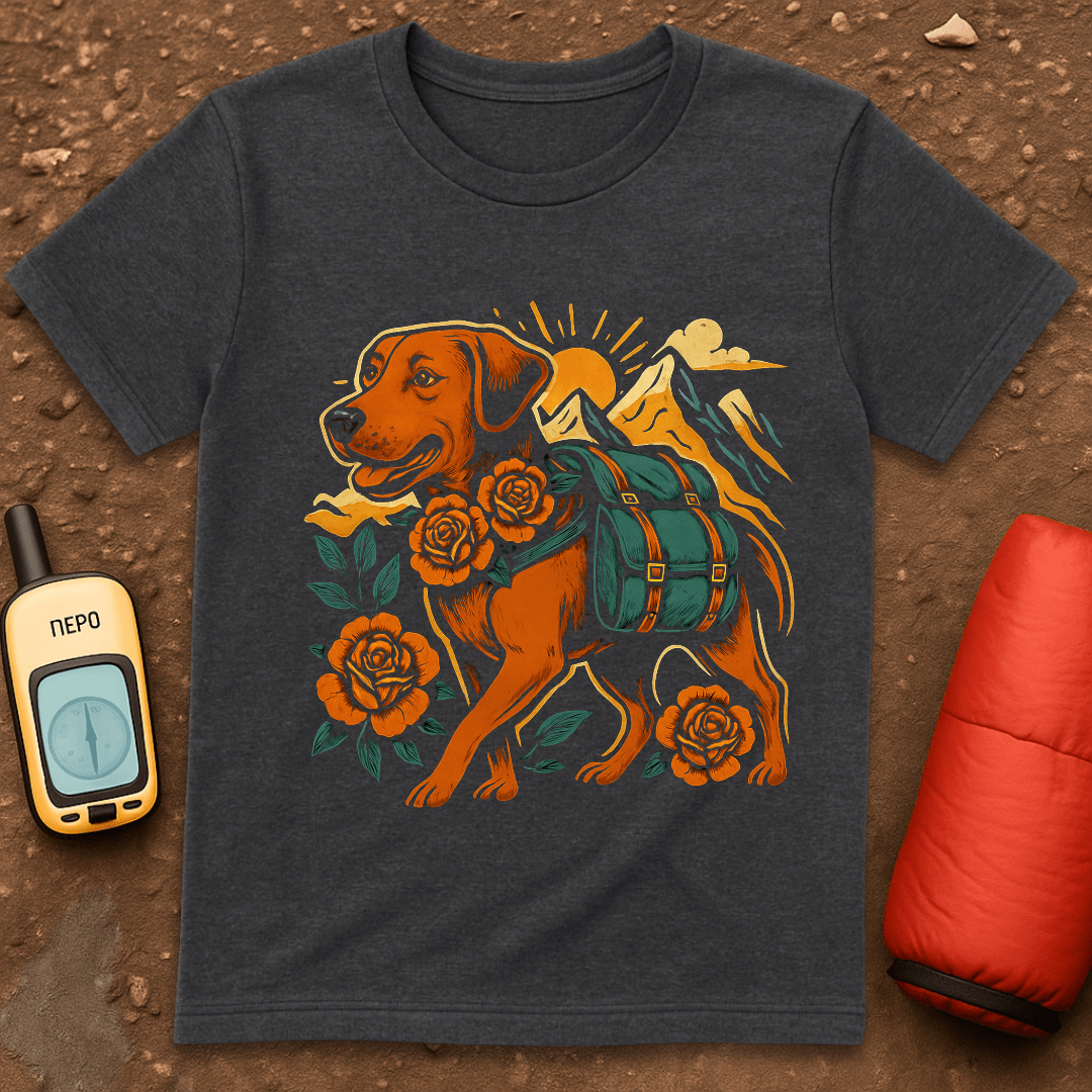 Dog and Roses T-Shirt