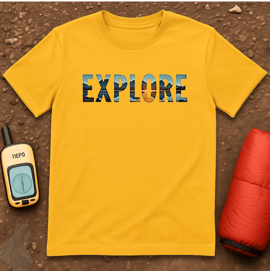 Explore Word Art T-Shirt