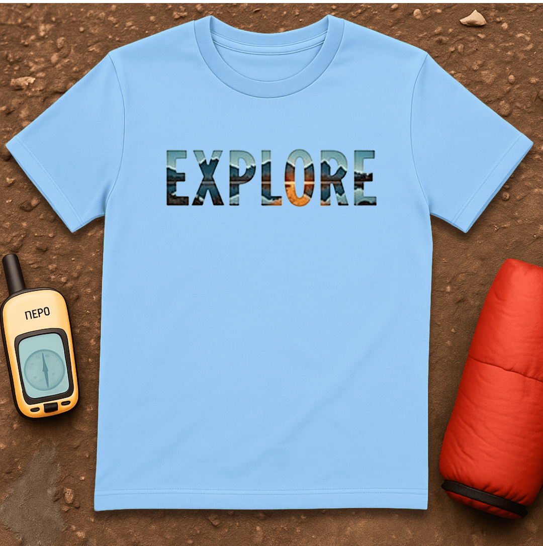 Explore Word Art T-Shirt