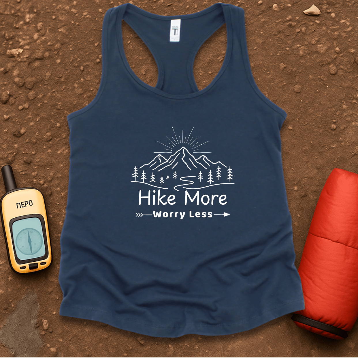 Worry Less Women's Racerback Tank Top