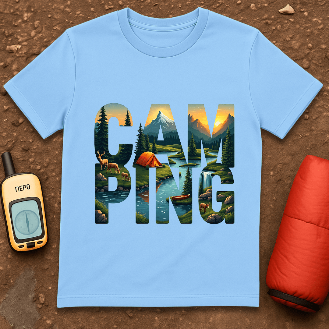 Camping Letter 2 T-Shirt