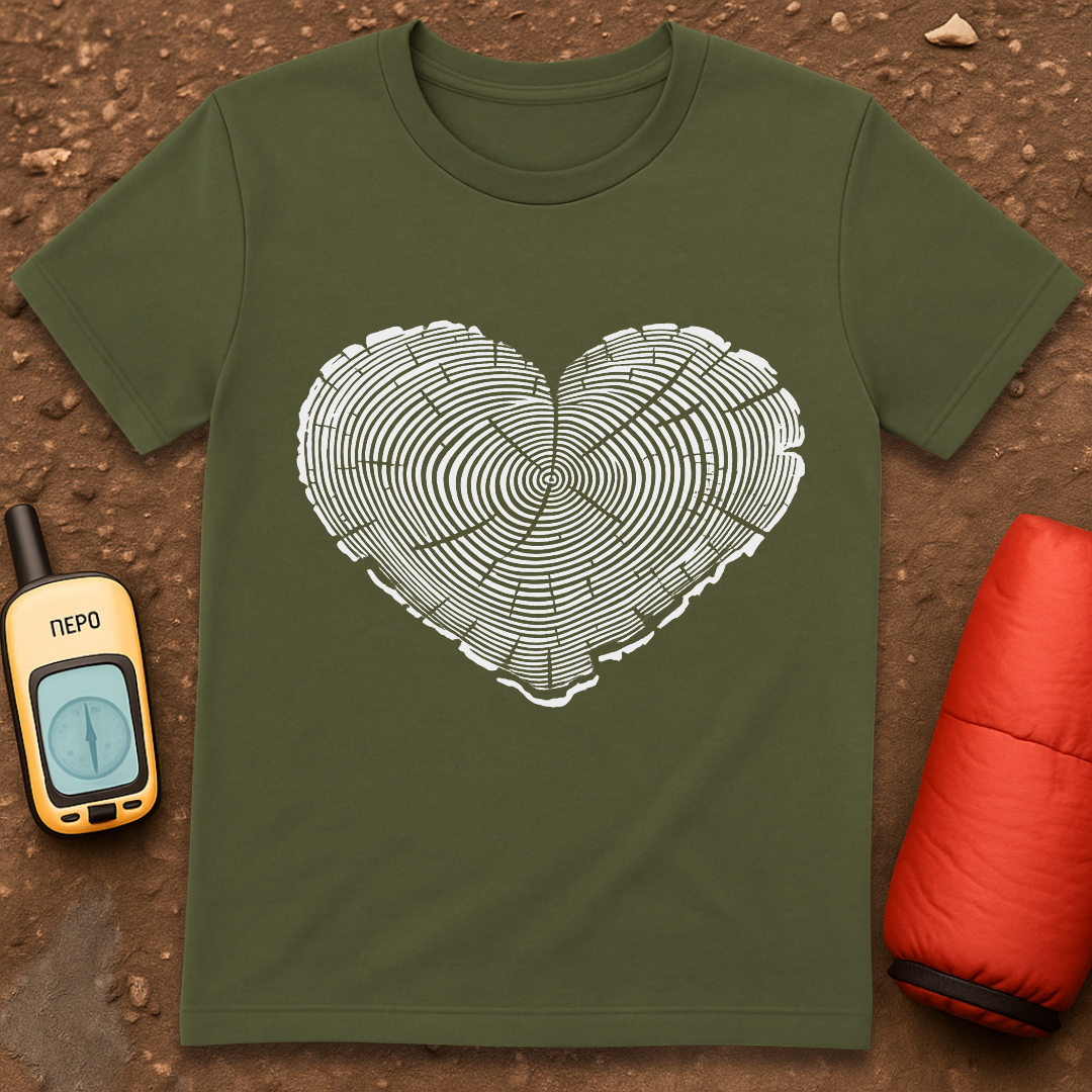 Heart Tree Slice T-Shirt