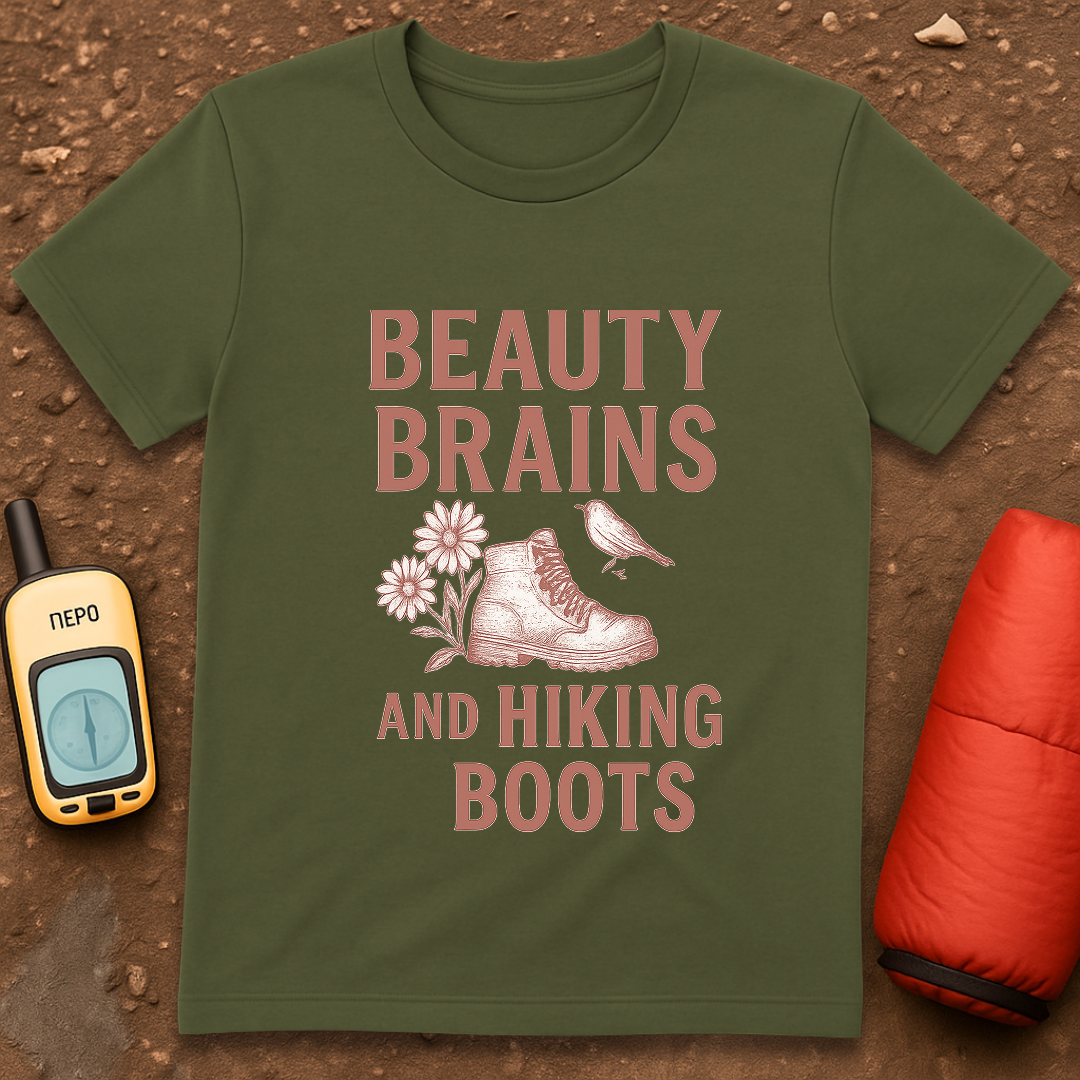 Beauty Brains and Boots T-Shirt