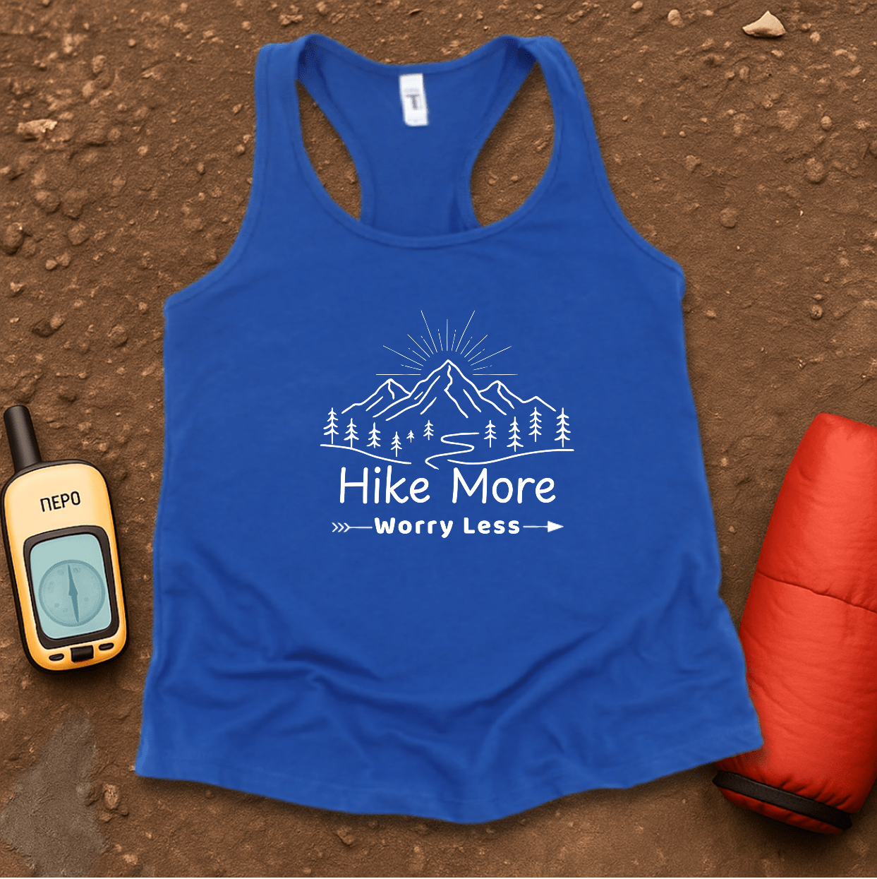 Worry Less Women's Racerback Tank Top