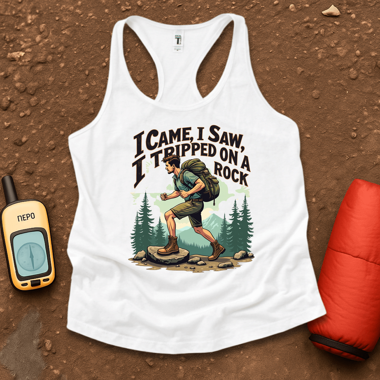 Tripped Women's Racerback Tank Top