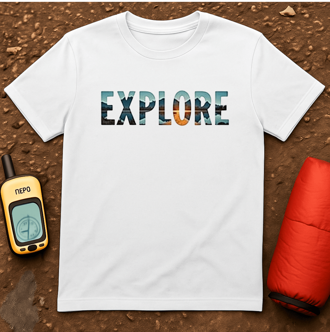 Explore Word Art T-Shirt