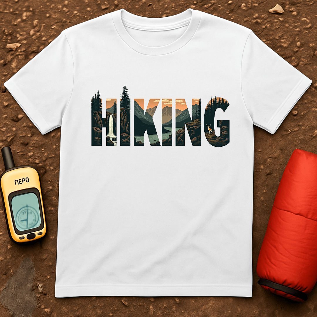 Hiking Typography 2 T-Shirt