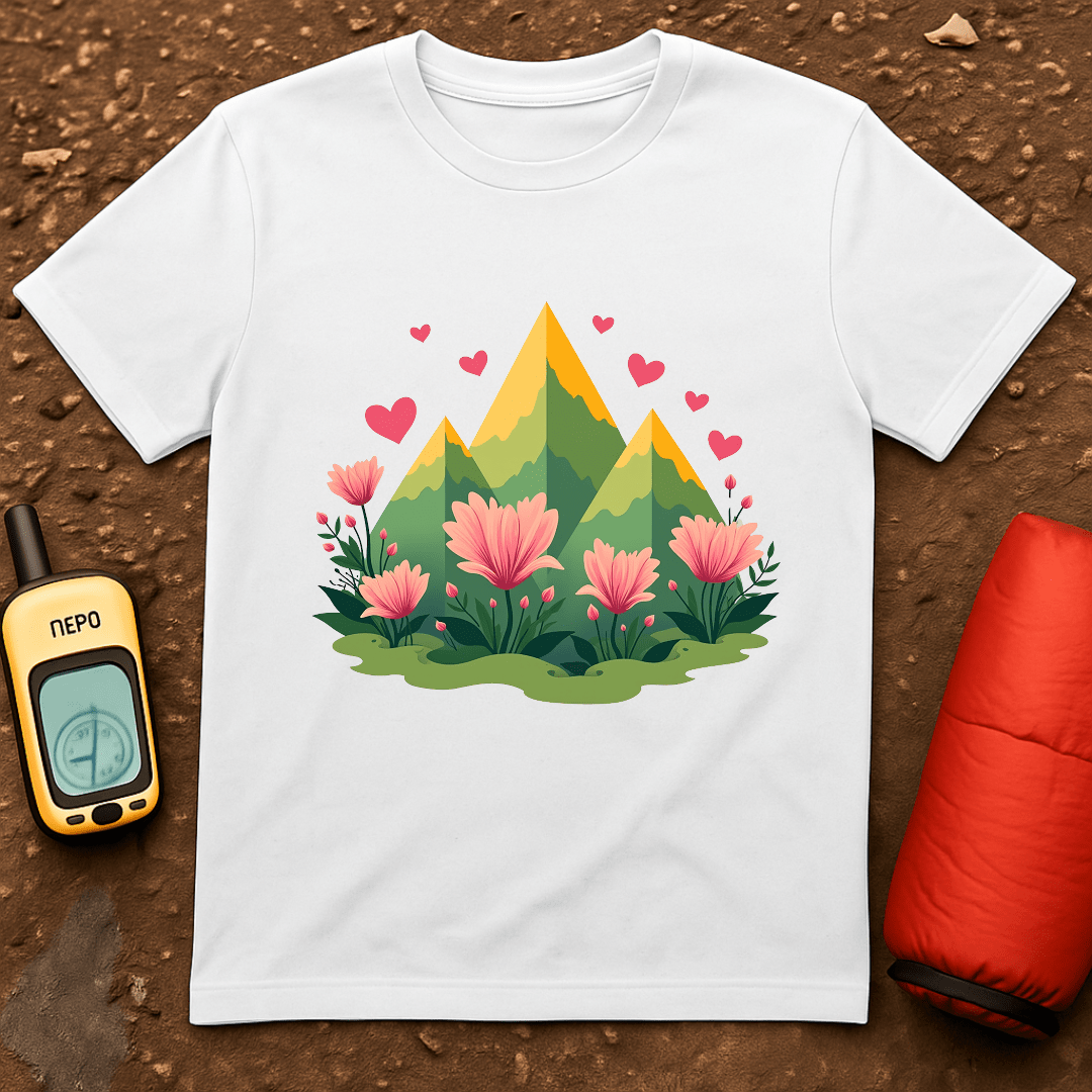 Color Mtn Hearts T-Shirt