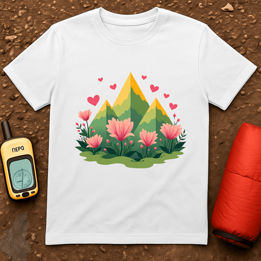 Color Mtn Hearts T-Shirt