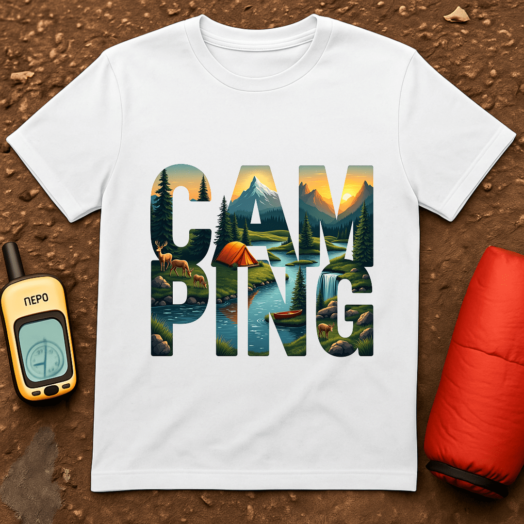 Camping Letter 2 T-Shirt
