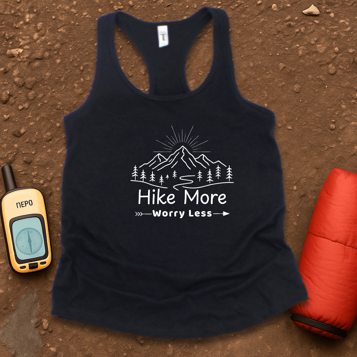 Worry Less Women's Racerback Tank Top