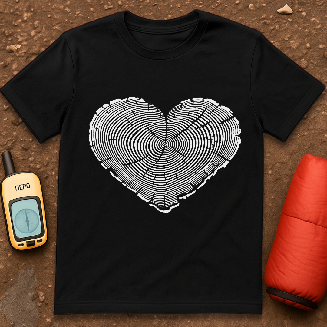 Heart Tree Slice T-Shirt