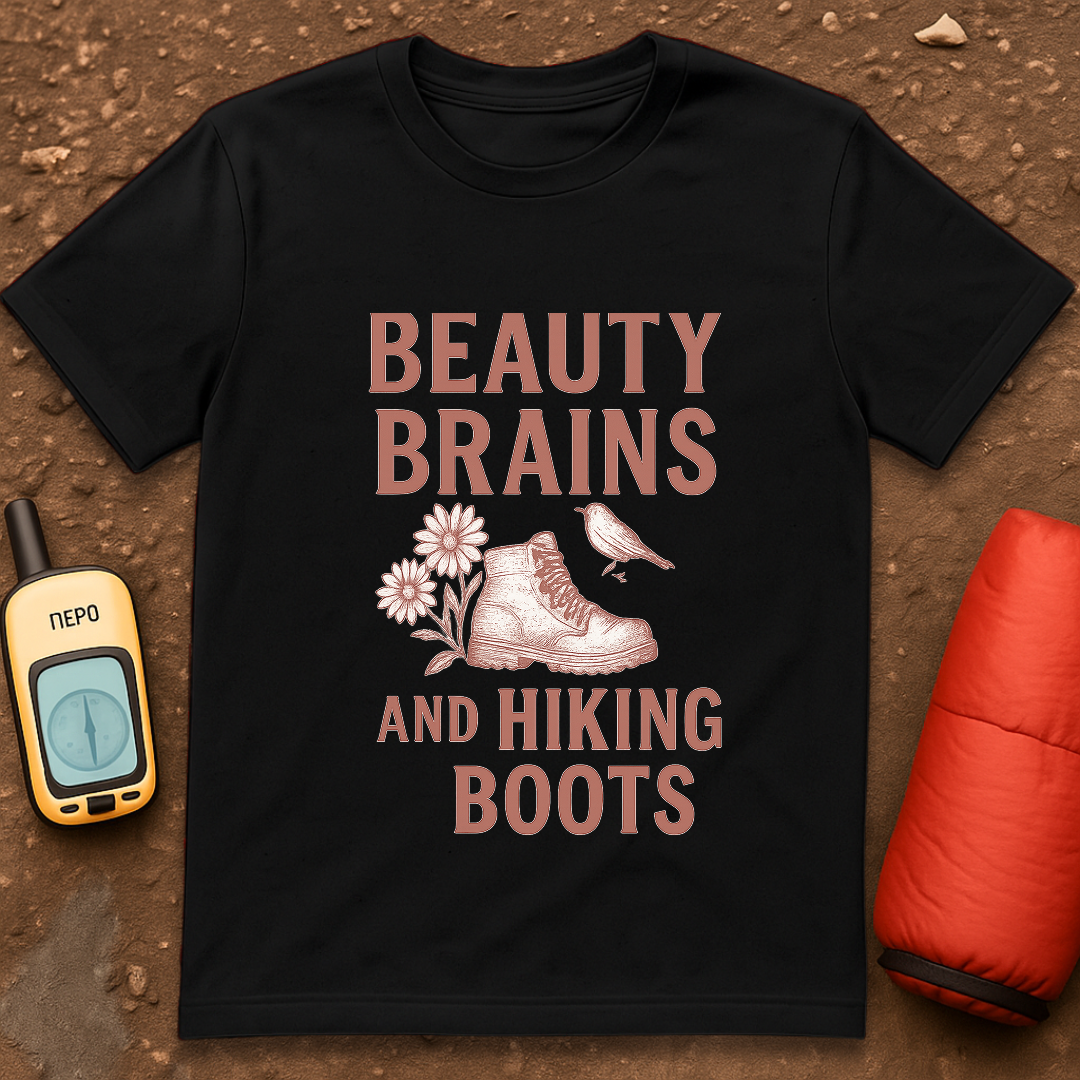 Beauty Brains and Boots T-Shirt