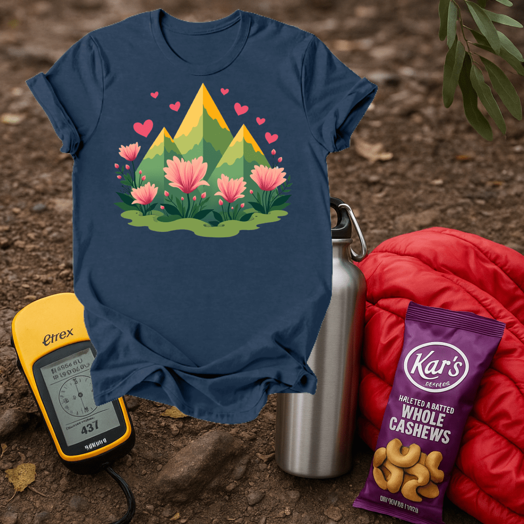 Color Mtn Hearts T shirt