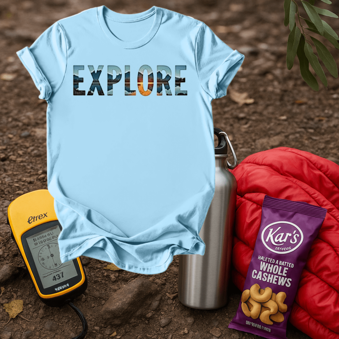 Explore Word Art T shirt