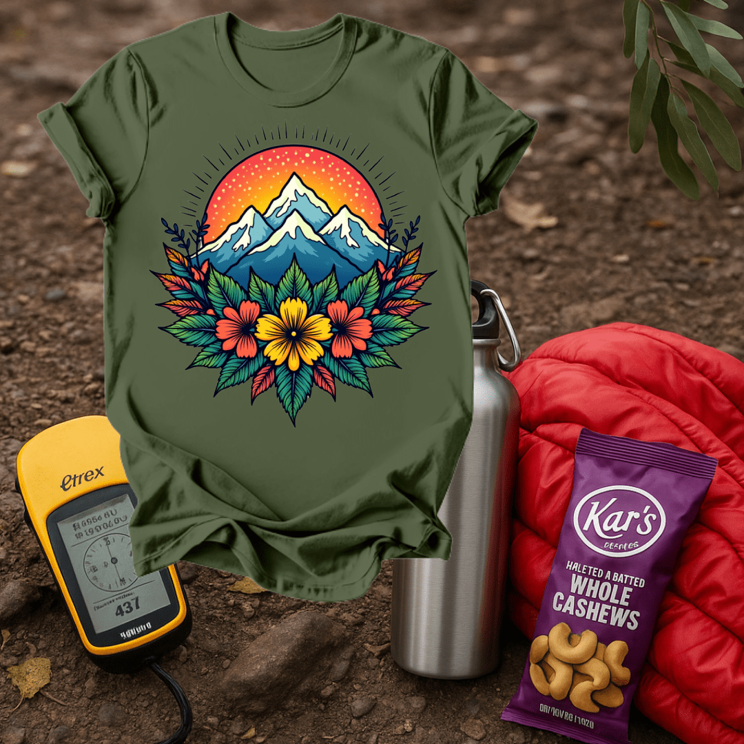 Bright Flower Mtn T shirt