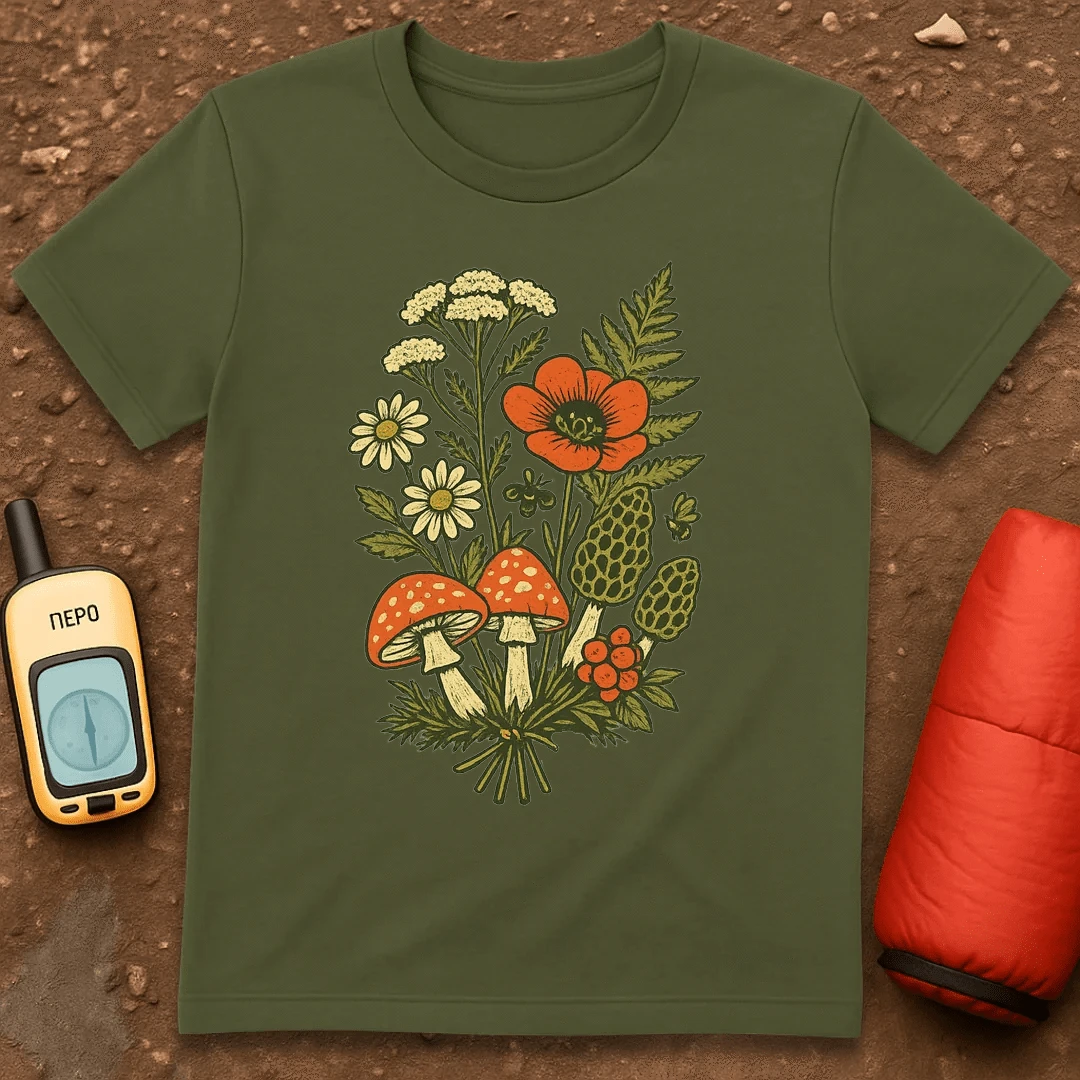 Mushroom Botanical T-Shirt