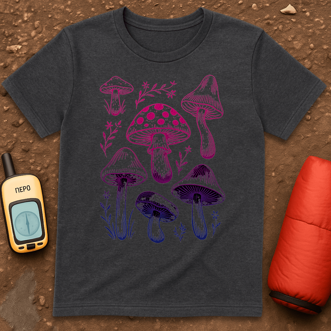 Mushroom Bi Color T-Shirt