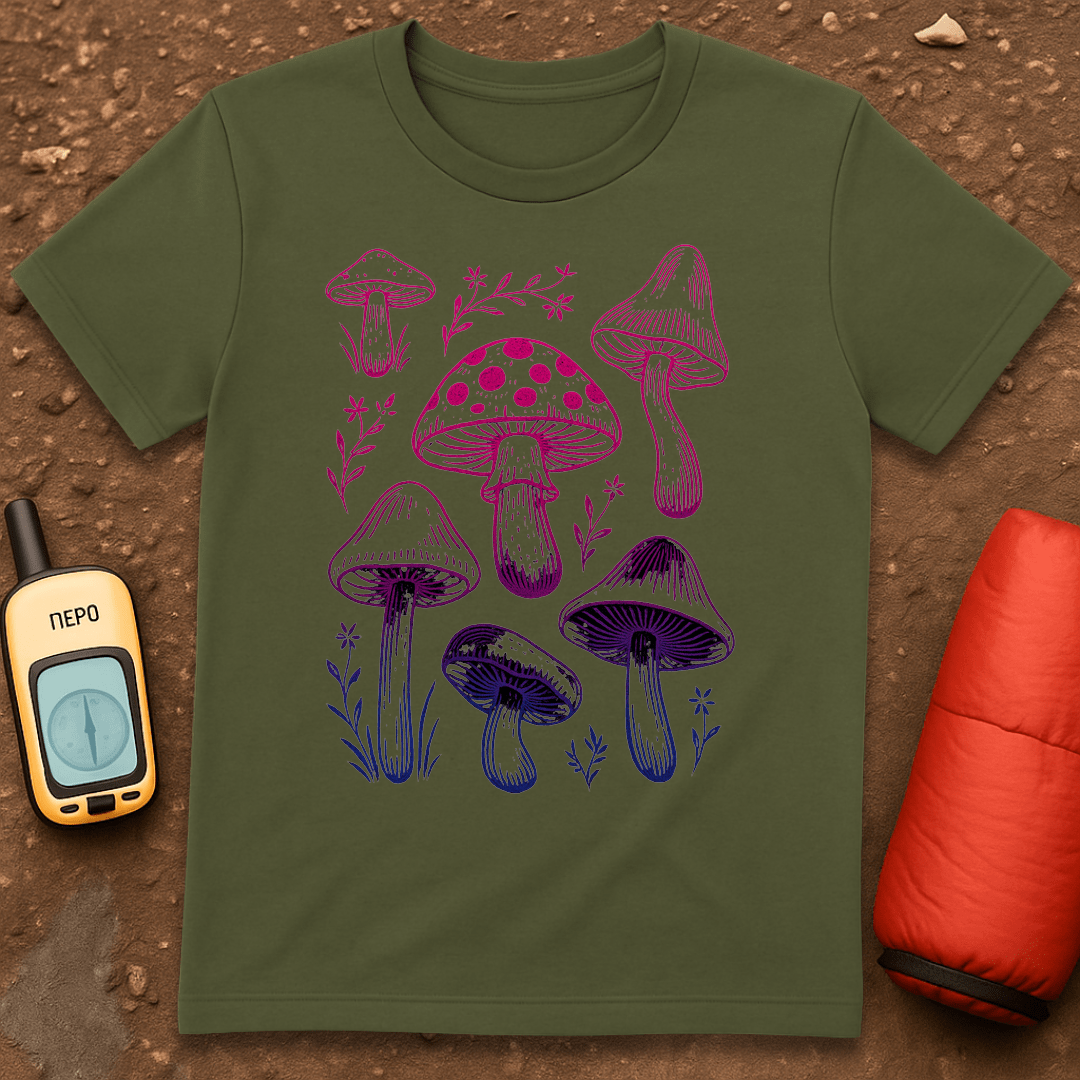 Mushroom Bi Color T-Shirt