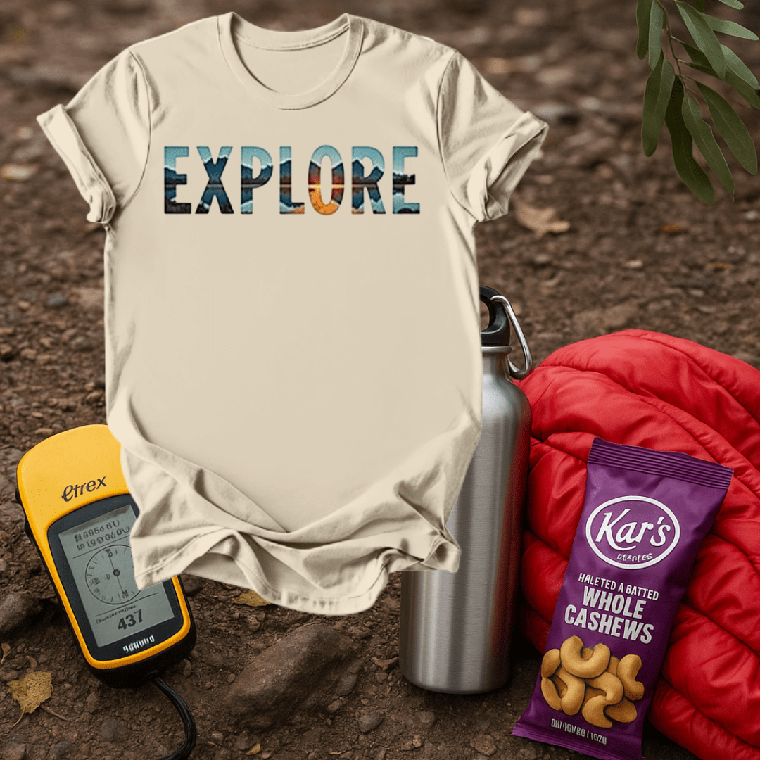 Explore Word Art T shirt