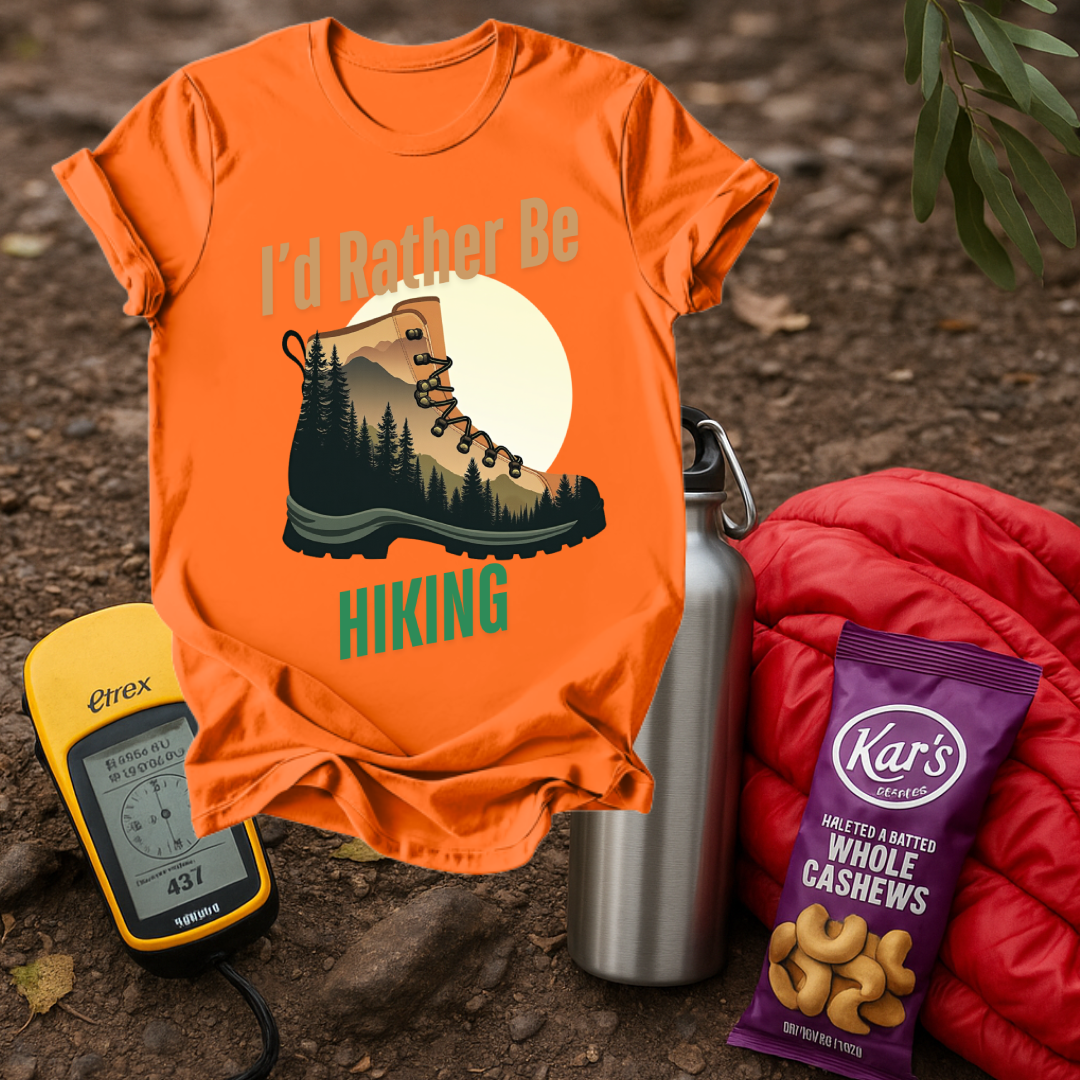 Rather Be Hiking T shirt